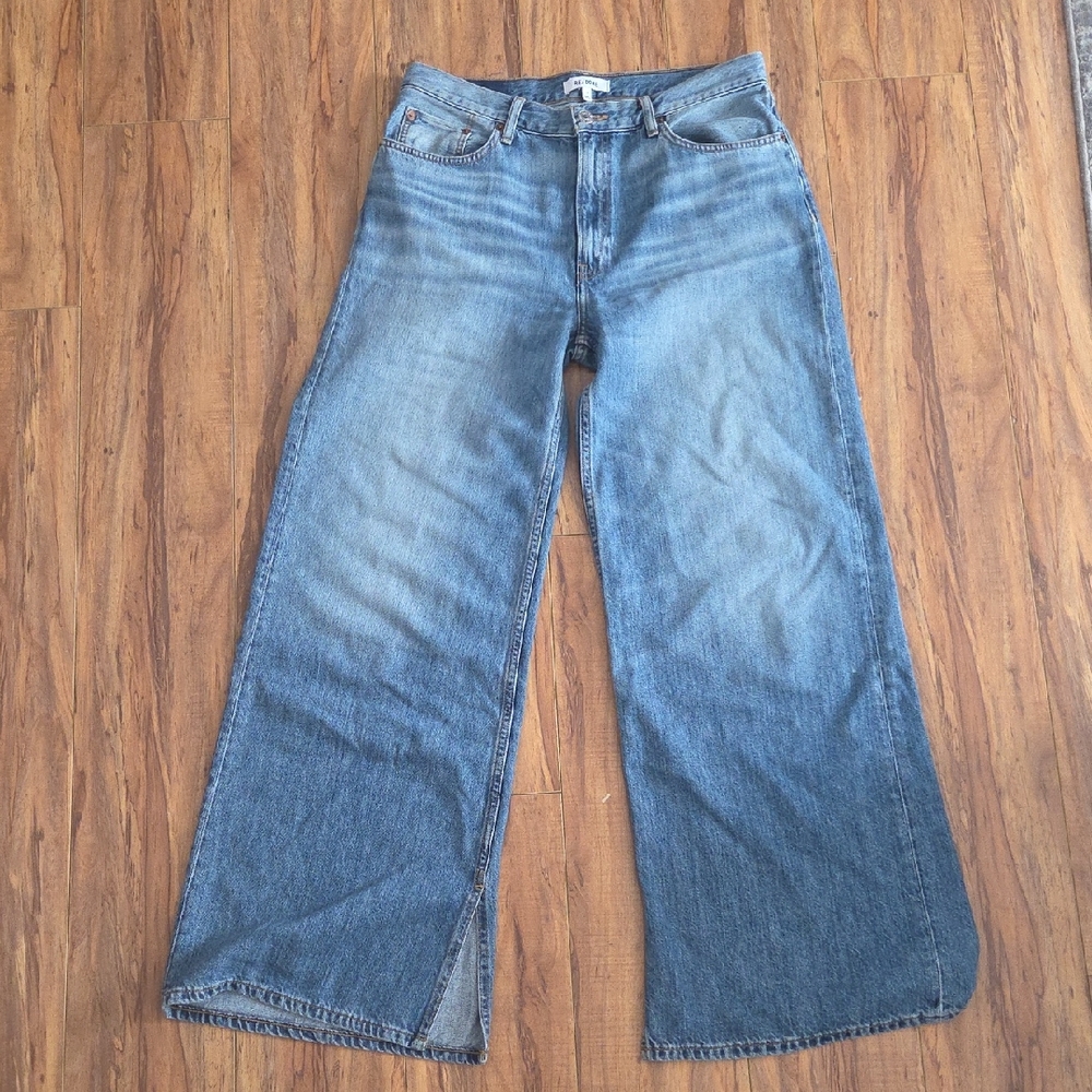 Re/Done Light Blue Flare Jeans